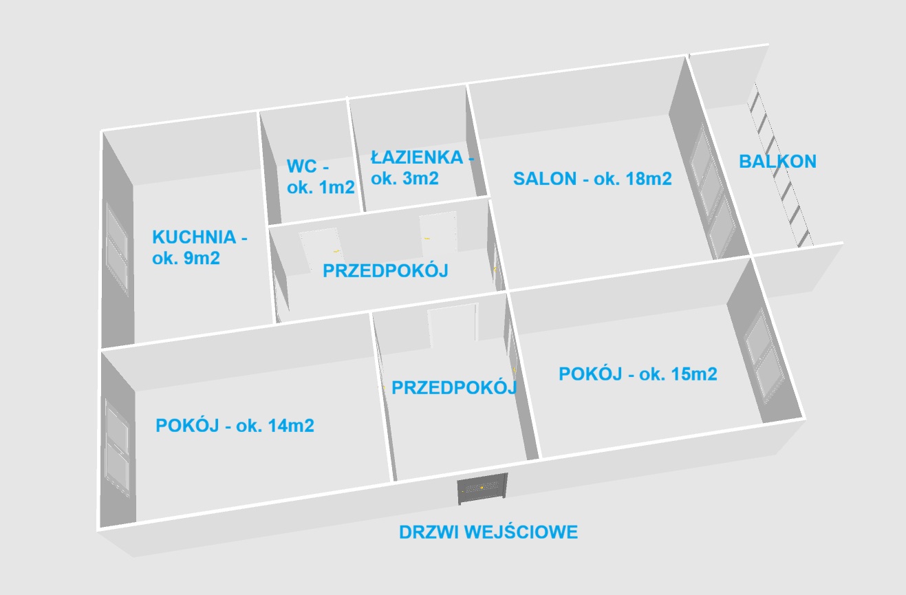 Rzut Gliwice Saturna 3